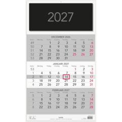 D1745 Veggkalender Burde 1745 Triplaner Elegant 2027