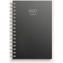 D5120 Almanacka Burde 5120 Dagbok ECO Line 2027 Svart