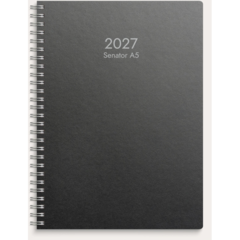 D5160 Almanacka Burde 5160 Senator ECO Line 2027 Svart A5