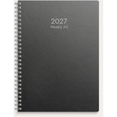 D5170 Almanacka Burde 5170 Weekly ECO Line 2027 Svart A5
