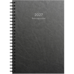 D1135 Almanak Burde 1135 Bookingjournal Plast 2027 Sort