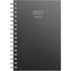 D5120 Almanak Burde 5120 Dagbog ECO Line 2027 Sort