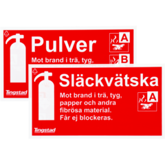 16205084 Fire Sign Powder CGS (100x200 mm)