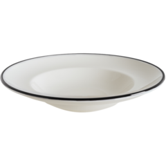 LNELGR27 Tallrik Djup Bonna Linea Svart