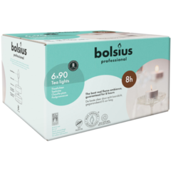 103430519900 Värmeljus Bolsius 8h Vit 90-p