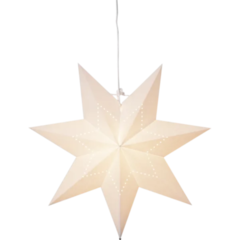 231760 Pappersstjärna Star Trading Lysa E14 Vit 60x60x21 cm