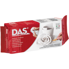 387500 Lufttorkad lera DAS Vit 1kg