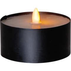 6237100 LED Ljus Star Trading Torch Candle Timer Svart