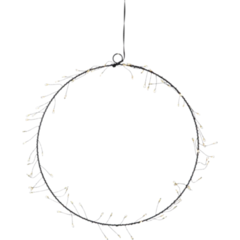 69123 LED-krans Star Trading Nike 80 ljus Ø30 cm svart