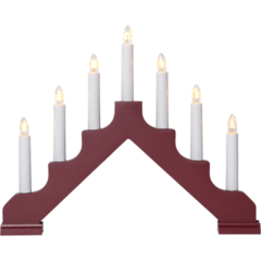 ST2852 Ljusstake Star Trading Ada E10 Brun/vit