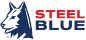 steel blue logotyp