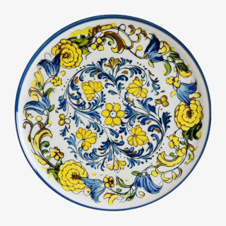 Pizzatallrik mönstrad