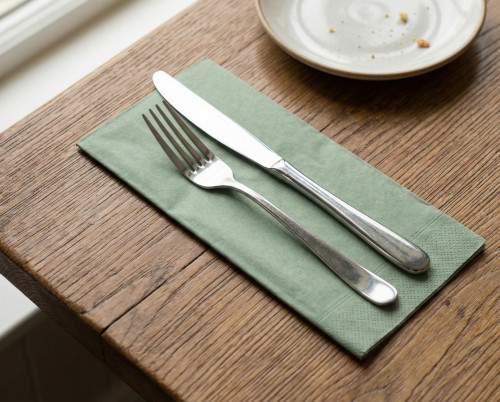 1/8 vikt servett med bestick