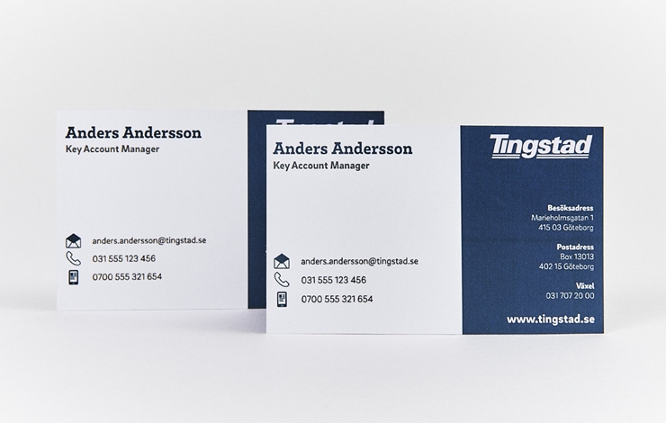 Visitkort för städbolag