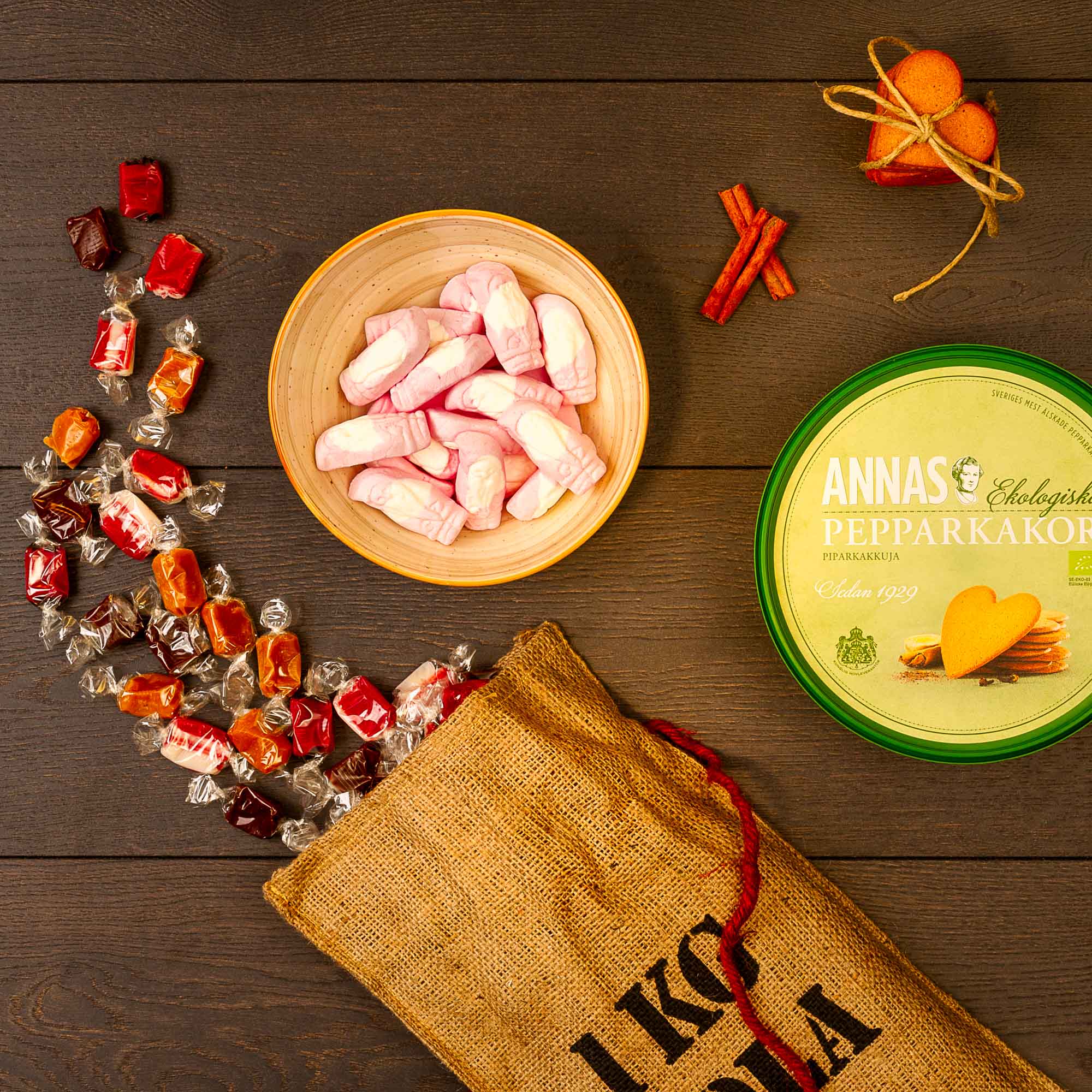 pepparkakor och godis