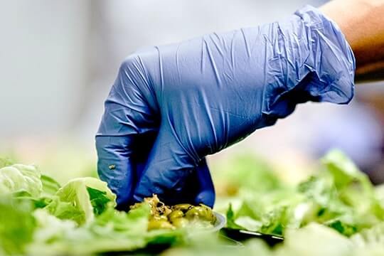 Guide: Engångshandskar.