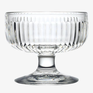 Dessertskål i glas för restaurangservering