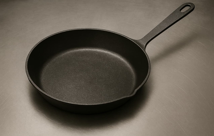 restaurangstekpanna i gjutjärn