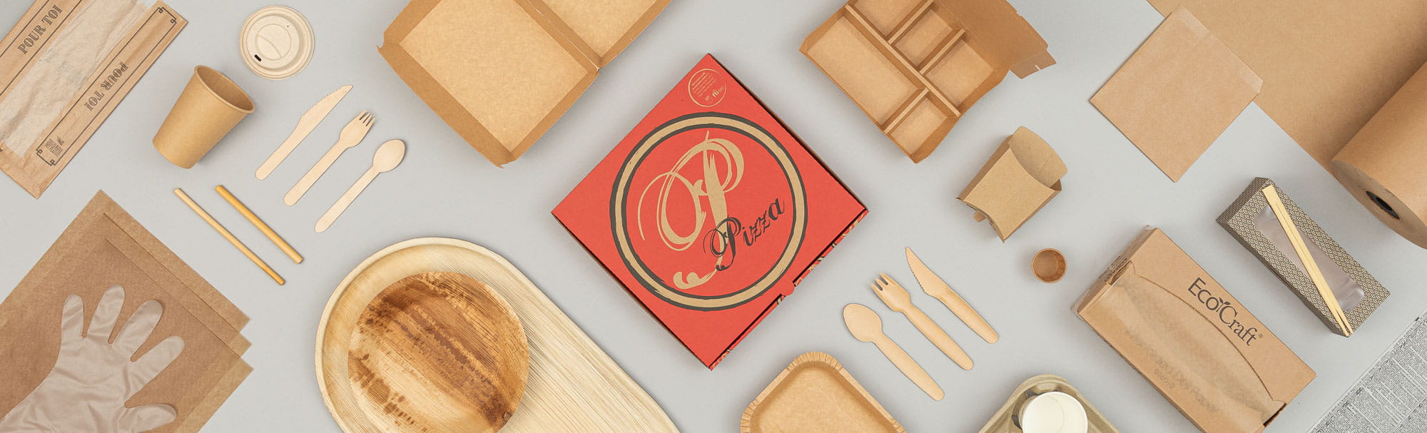 Take away-förpacningar, matförpackningar, pappersmuggar och engångsmaterial för restauranger, hotell och café