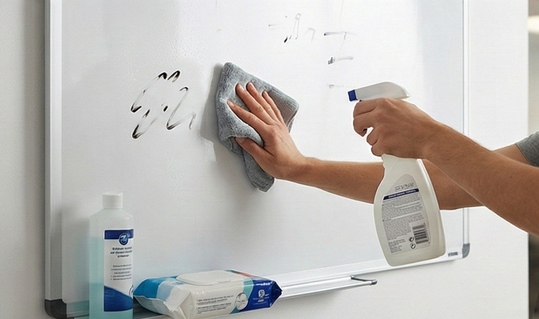 Så slipper du en smutsig whiteboard.