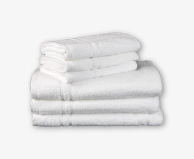 Vita handdukar