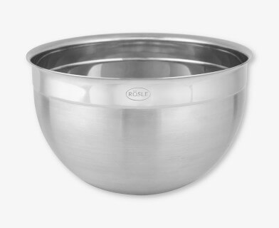 Rostfri bunke från Rösle