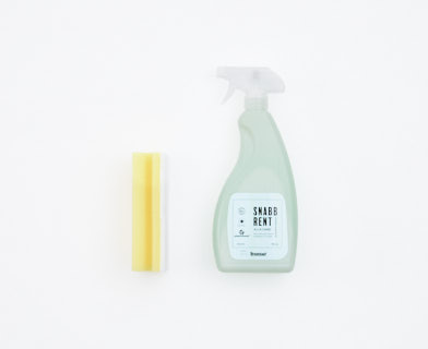 Tvättsvamp och rengöringsmedel