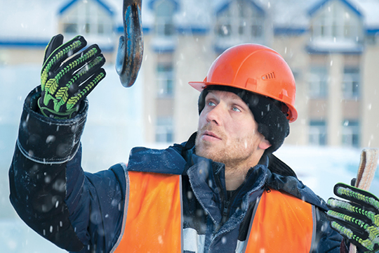 Handskar med slagskydd