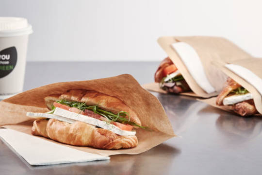 Papperspåse för livsmedel