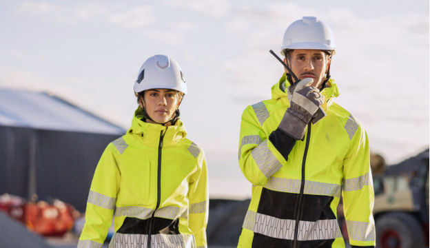 Varselkläder för byggarbetare