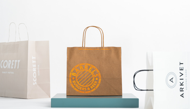 Papperspåsar med tryck