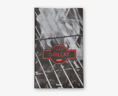 Grillpåse mot grå bakgrund