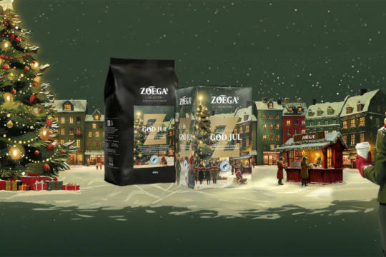 Årets julkaffe från Zoégas i julatmosfär 