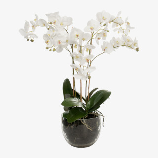 plastblommor