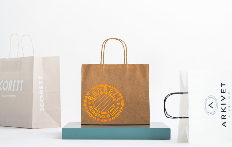 Papperspåsar med tryck