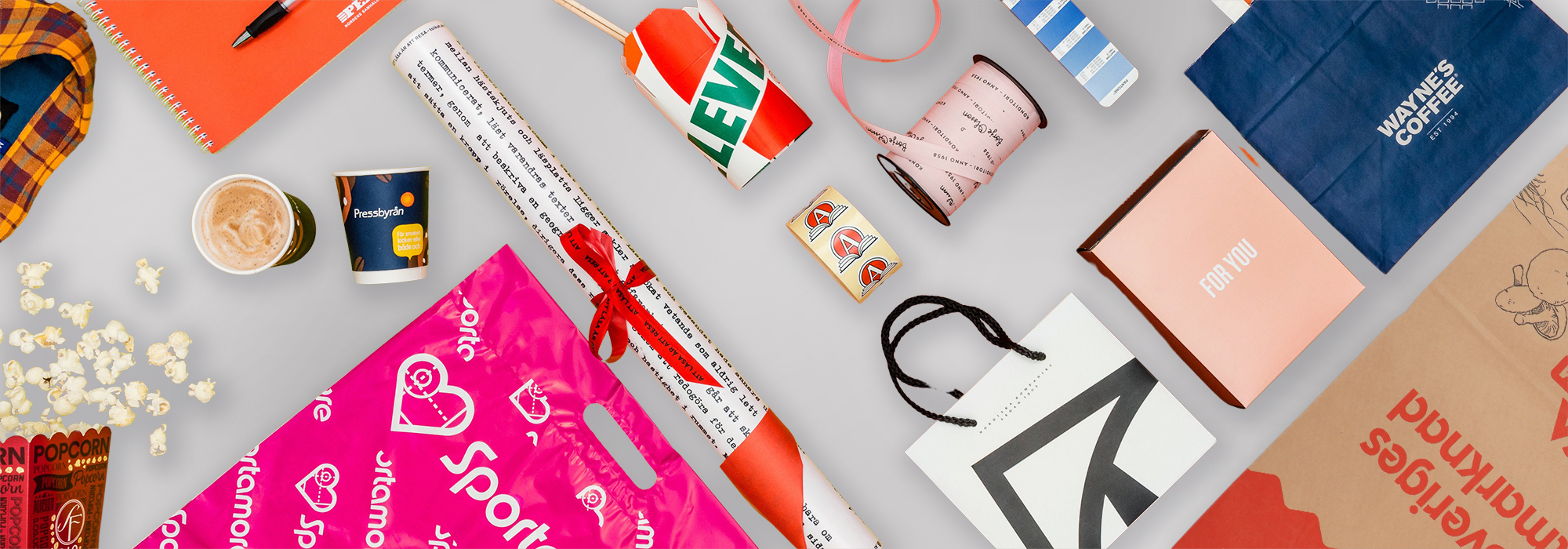 Profilprodukter för företag.