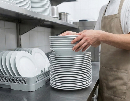 Skötselråd för porslin.