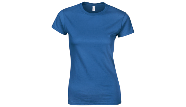 T-shirt dam blå