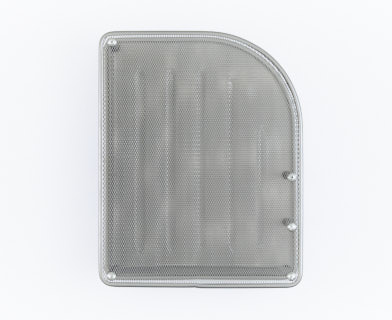 Tidningshållare i silver