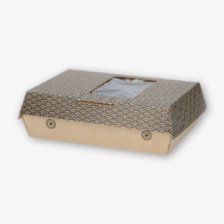 Sushiformar för take away av asiatiska rätter