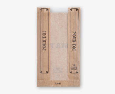 Brun Brødpose i papir