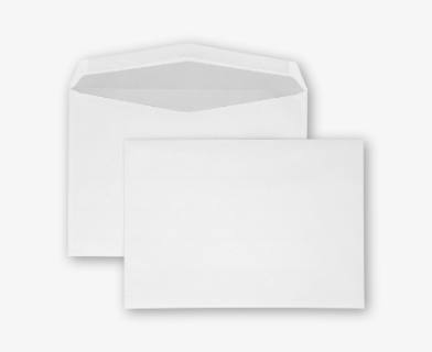 Vitt kuvert utan fönster