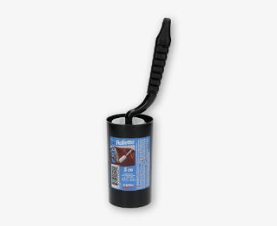 Klädroller i svart plast