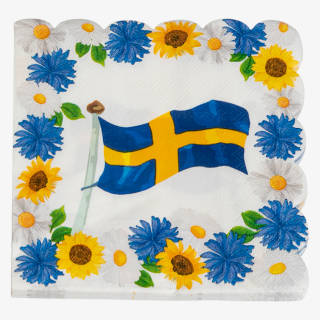 Servett svenskaflaggan
