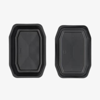 Förslutningsbar matförpackning – Duniform-form i plast