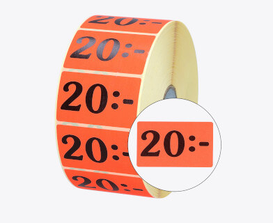 Förtryckta etiketter