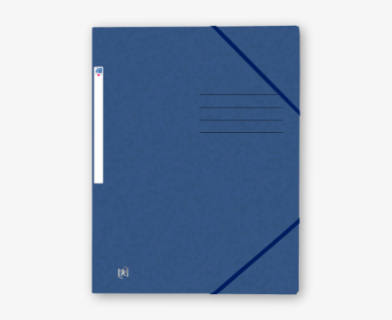 Blå mapp för A4-blad