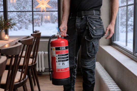Brandskydd för företag under juletider