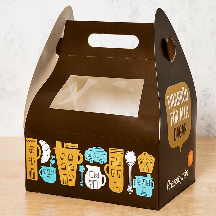 Matförpackning med logo