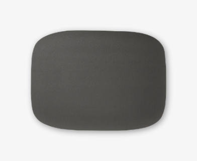 Grå bordstablett i fejkläder